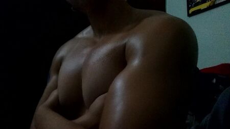 Young FBB huge pecs
