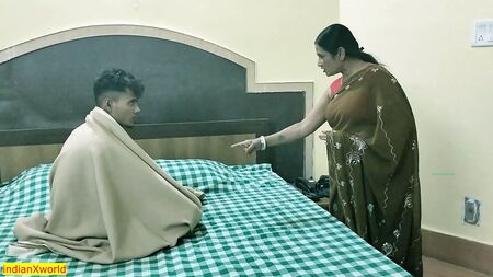 Indian Bengali stepmom has hot rough sex with teen stepson! With clear audio