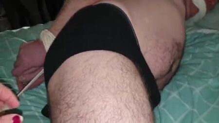 Hogtied male