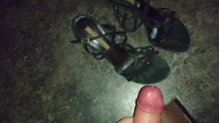 Cum over her buffalo sandals