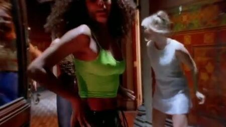Mel B hard nipples in clip from ''Wannabe'' video