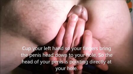 Self Fuck Tutorial. Stick your dick in your ass