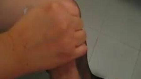 Mature mother-in-law handjob of son-in-law