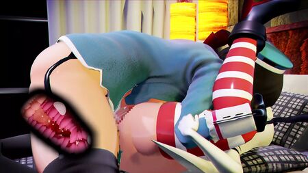 MMD - Takao & Shimakaze Futanari Anal Sex