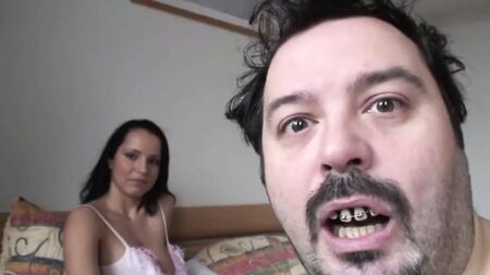 Old man abused big tits girlfriend