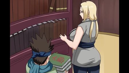 Naruto: Tsunade and Konohamaru (by pinkpawg) HD720p