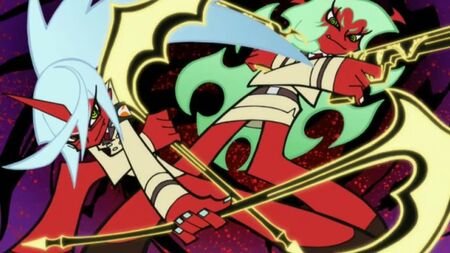 Panty and Stocking / Demon sisters Scanty and Kneesocks