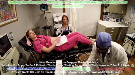 9 Months Pregnant Nurse Nova Maverick Let Doctor Tampa & Nurse Stacy Shepard Play Around With The New Ultrasound Machine