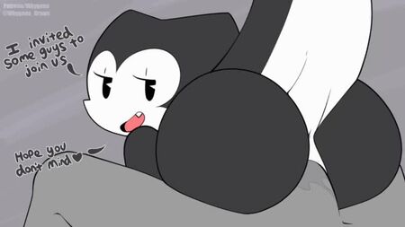 2d Yiff by Whygena Straight Furry Porn Sex E621 FYE Evelyn gets fucked by three cats with big cocks gangbang blowjob